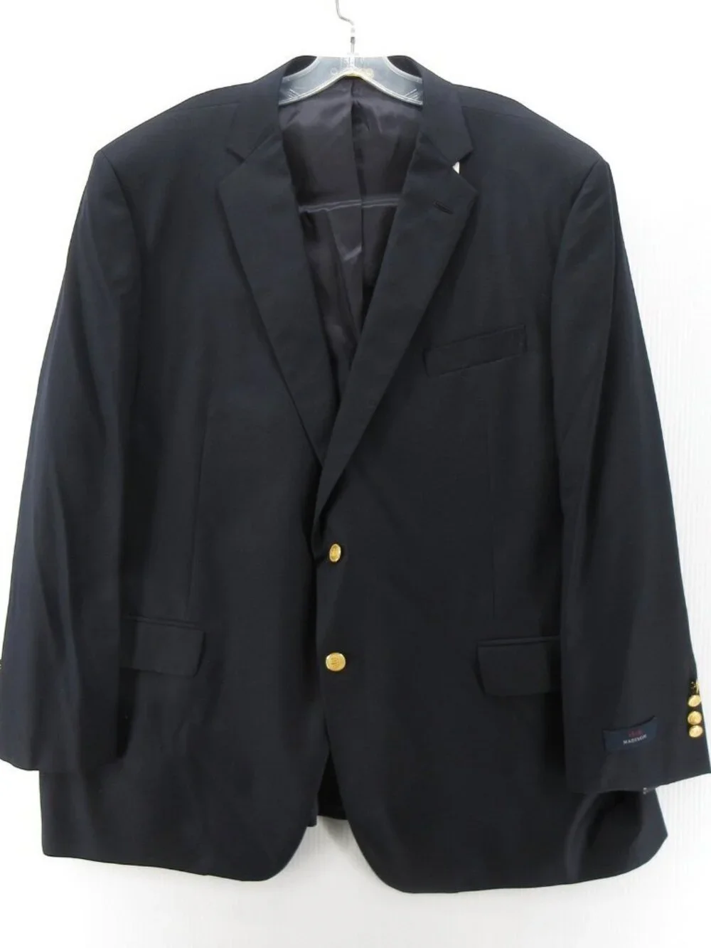 Brooks Brothers Sport Coat 52 Navy Madison Saxxon Blazer Wool USA NEW